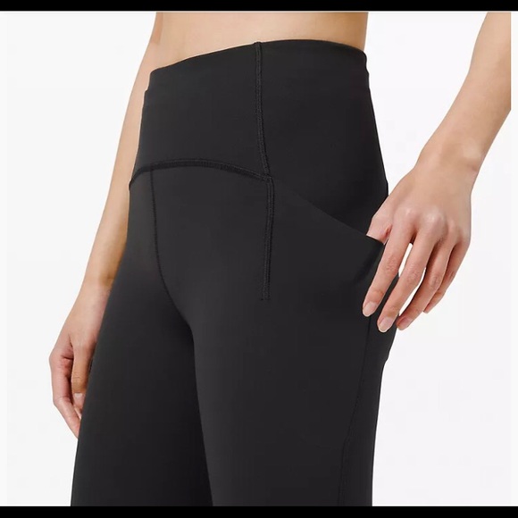 Hawaiian blue Lululemon Swift Speed Hi-Rise Running Crops (21”) - Picture 4 of 4